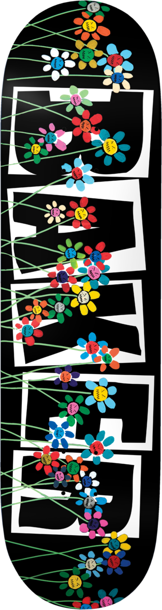 Baker Theotis Flowers Skateboard Deck 8.0