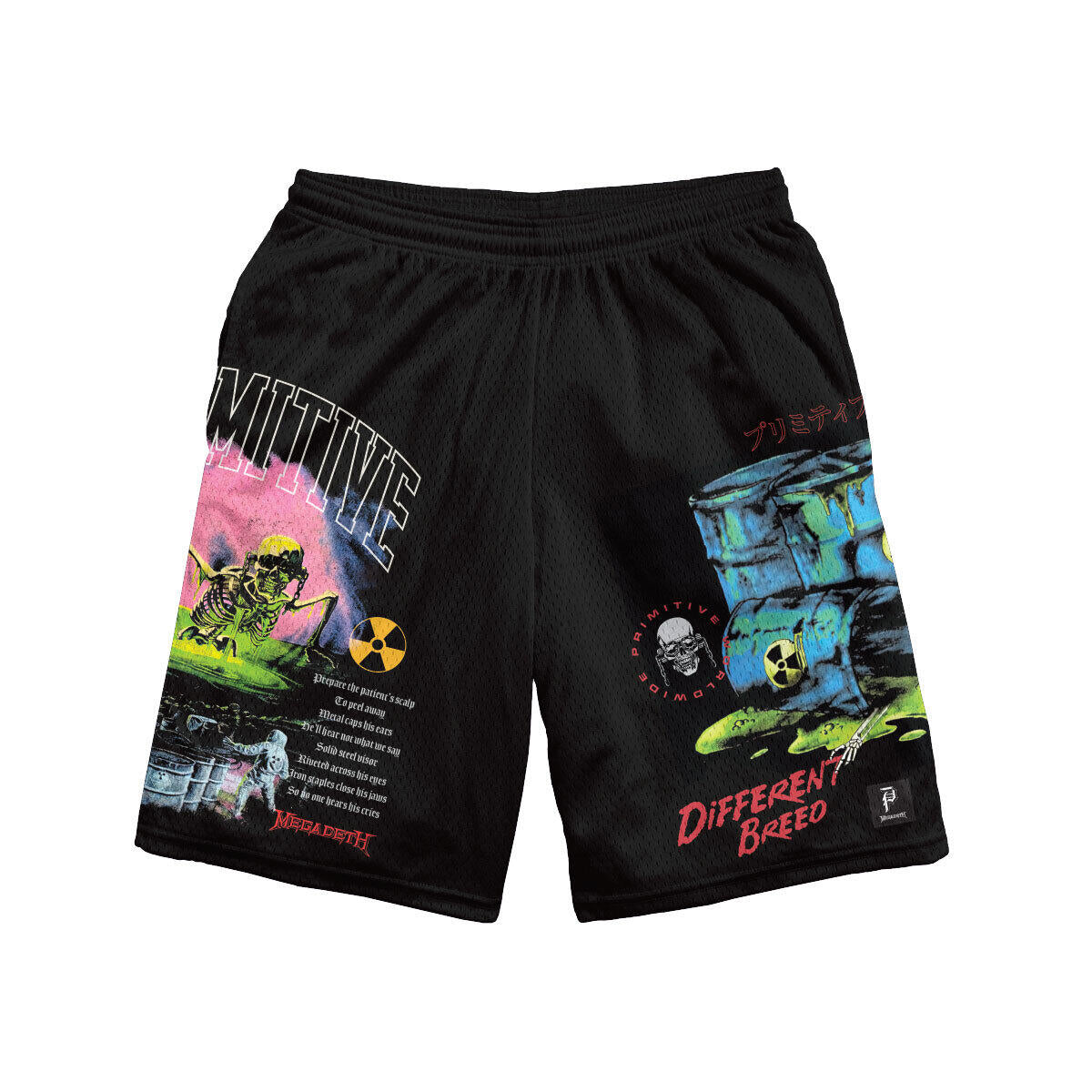 Primitive Megadeth Birth Mesh Shorts