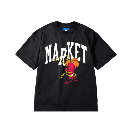 Market Hot Stuff Cowboy Arc T-Shirt Black