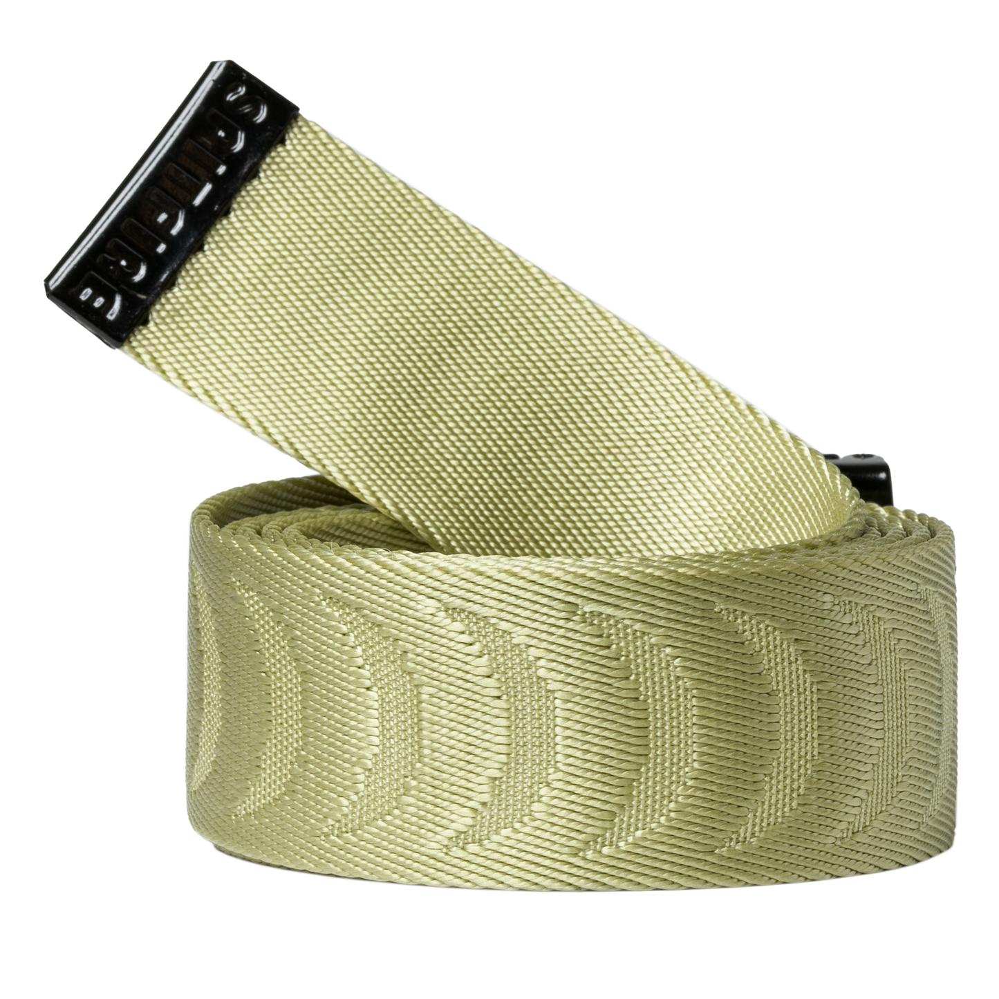 Spitfire Bighead Crescent Jacquard Web Belt Tan Black