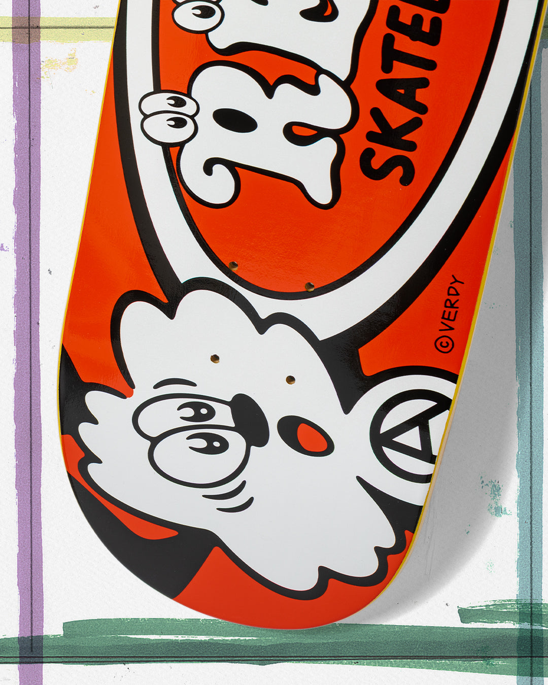 Real Verdy Oval Skateboard Deck 8.06