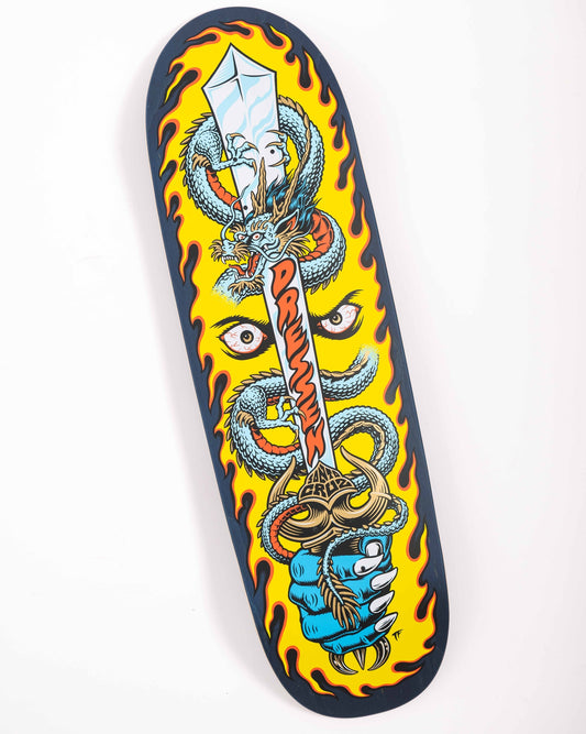 Santa Cruz Dressen Sword Pro Shaped Skateboard Deck 9.25