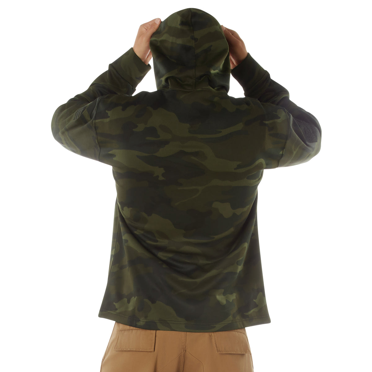 Rothco Concealed Carry Midnight Black Camo Hoodie