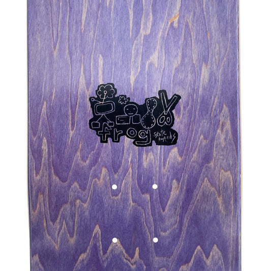 Frog Indoor Voices Frankie Decker Skateboard Deck 8.25