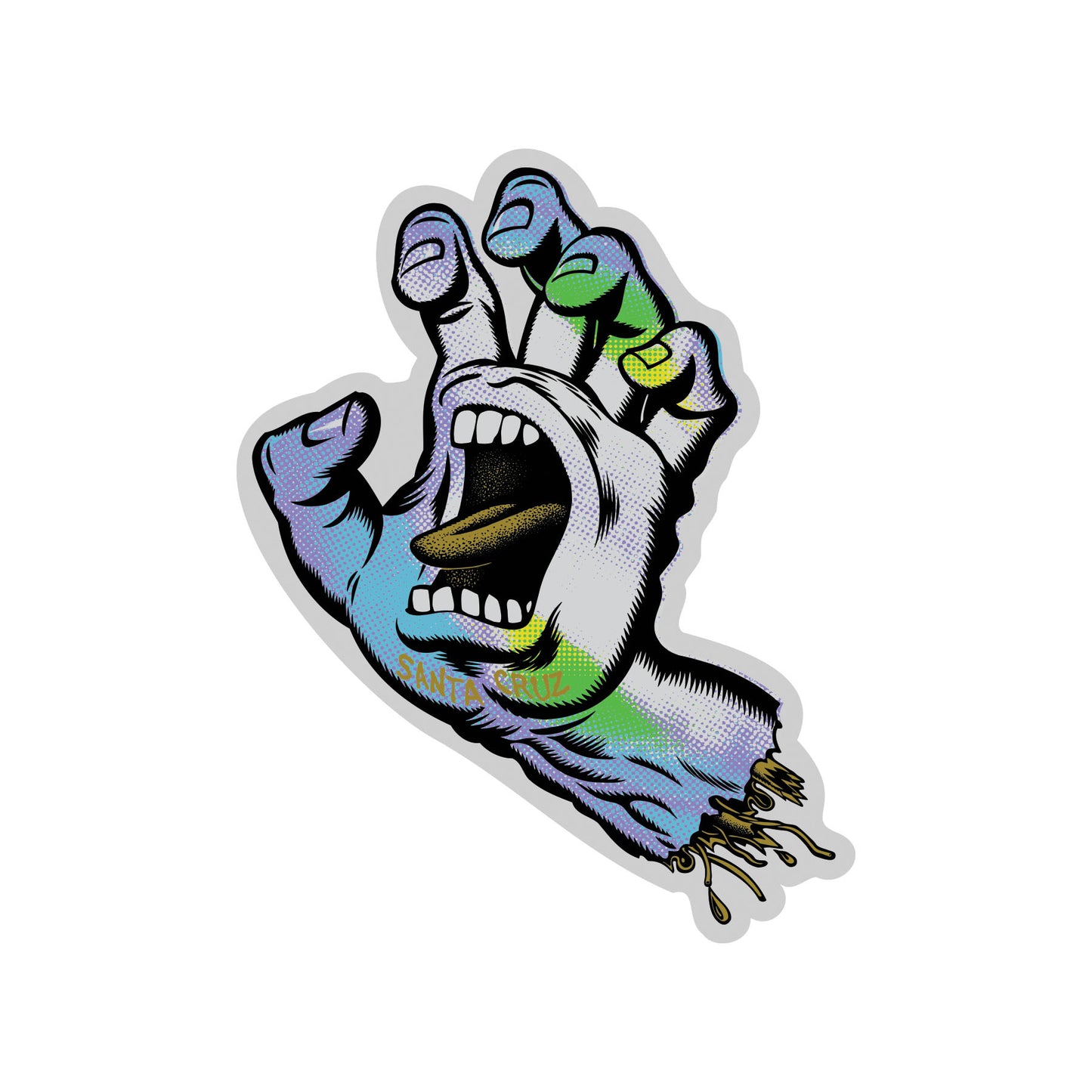 Santa Cruz Holo Screaming Hand Sticker