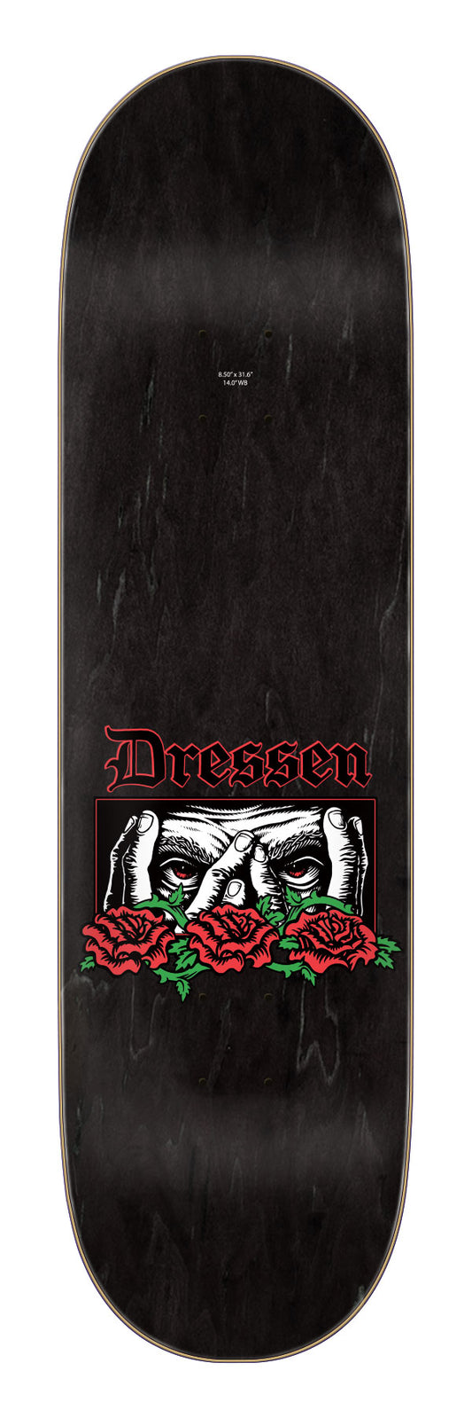 Santa Cruz Dressen Rose Vine Everslick Skateboard Deck 8.5