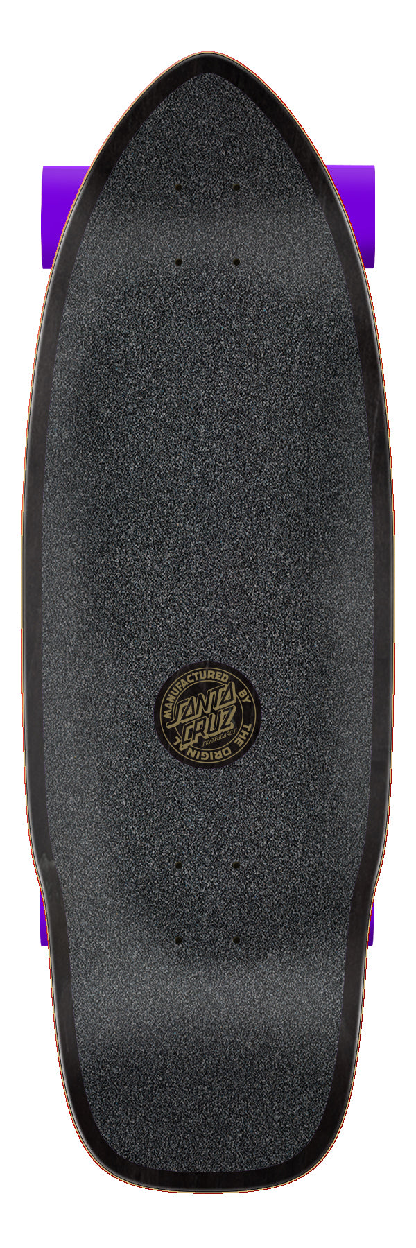 Santa Cruz Infinite Ringed Dot Cut Back 9.75 Carver Cruiser Skateboard Complete