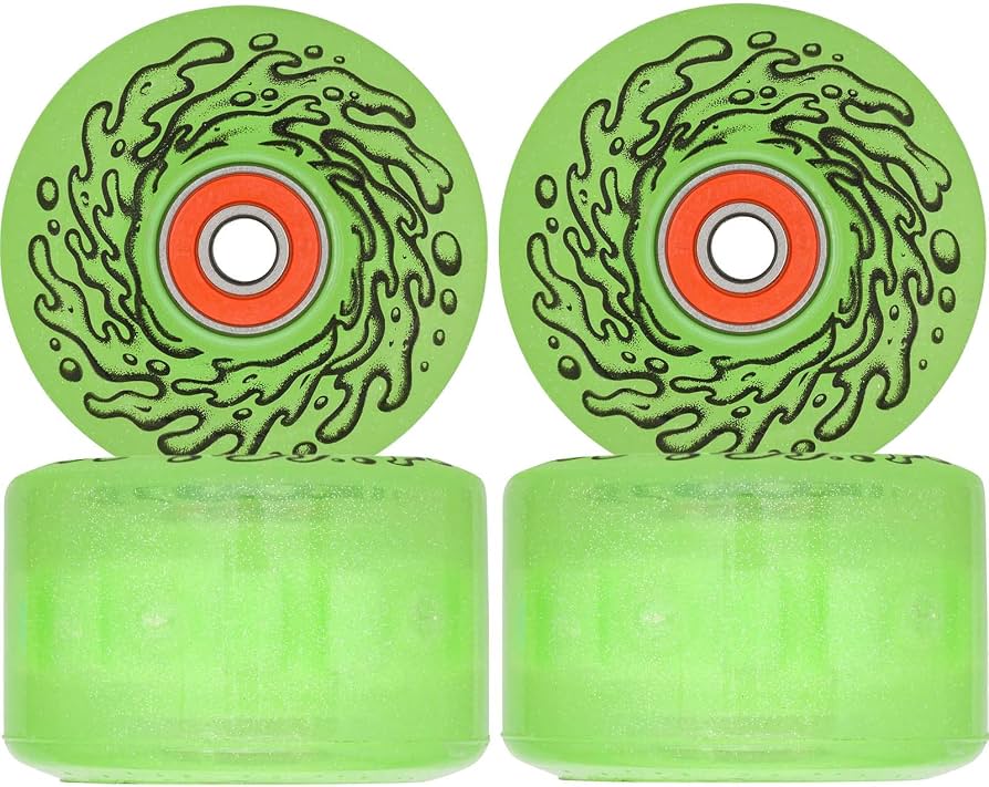 Slime Balls Lightups OG Slime Green 60mm 78a Skateboard Wheels