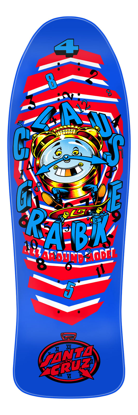 Santa Cruz Grabke All Around Reissue Skateboard Deck 9.89