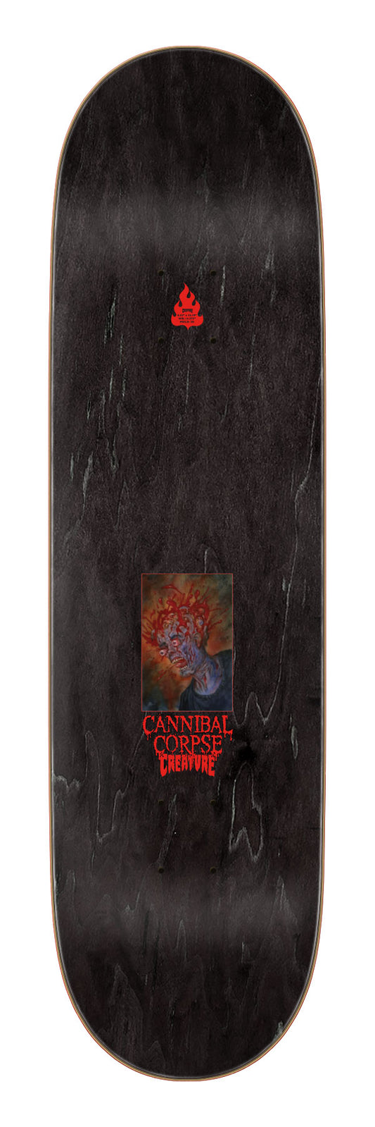 Creature Cannibal Corpse Skull and Blood Skateboard Deck 8.53
