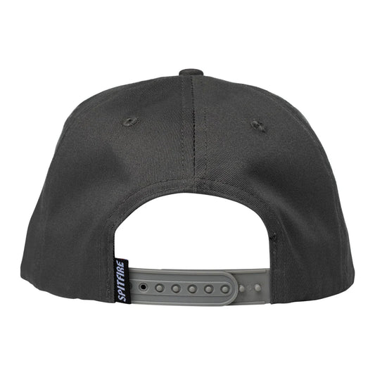 Spitfire Courier Snapback Hat Charcoal