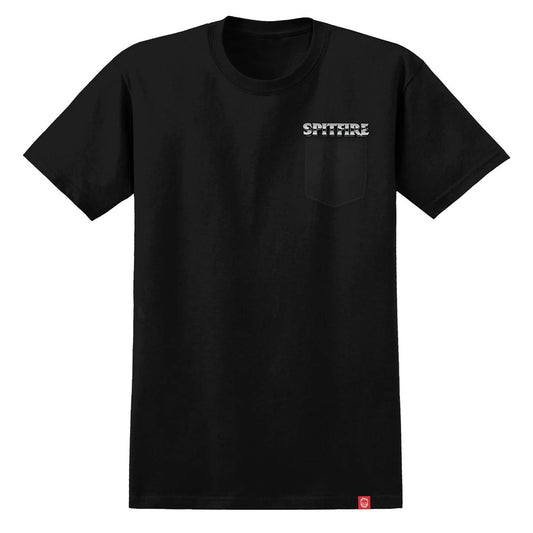 Spitfire Burnout Pocket T-Shirt Black