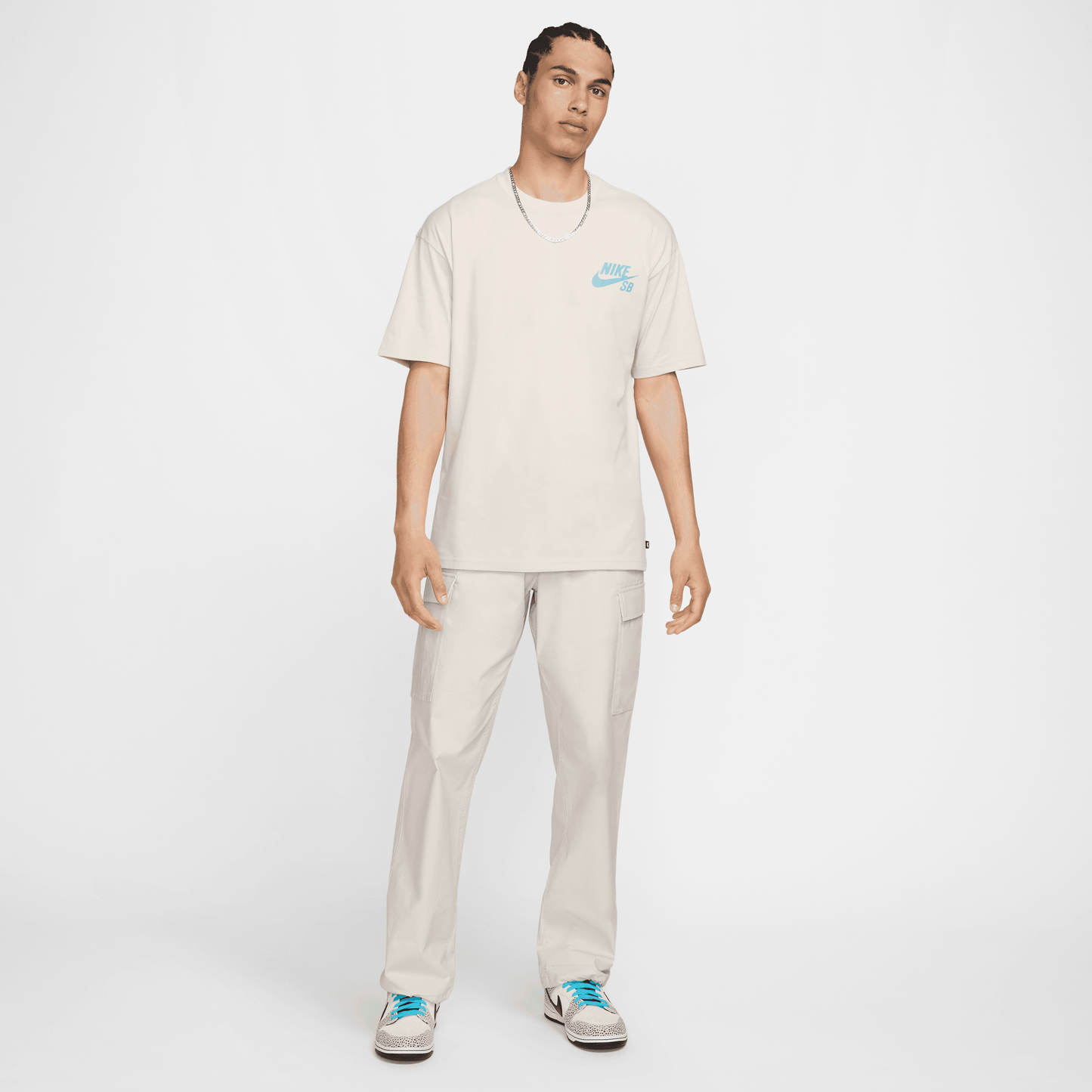 Nike SB Logo T-Shirt Lt Orewood