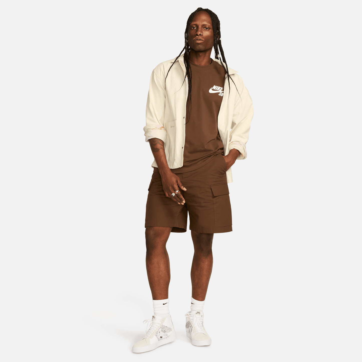 Nike SB Logo Skate T-Shirt Cacao Wow