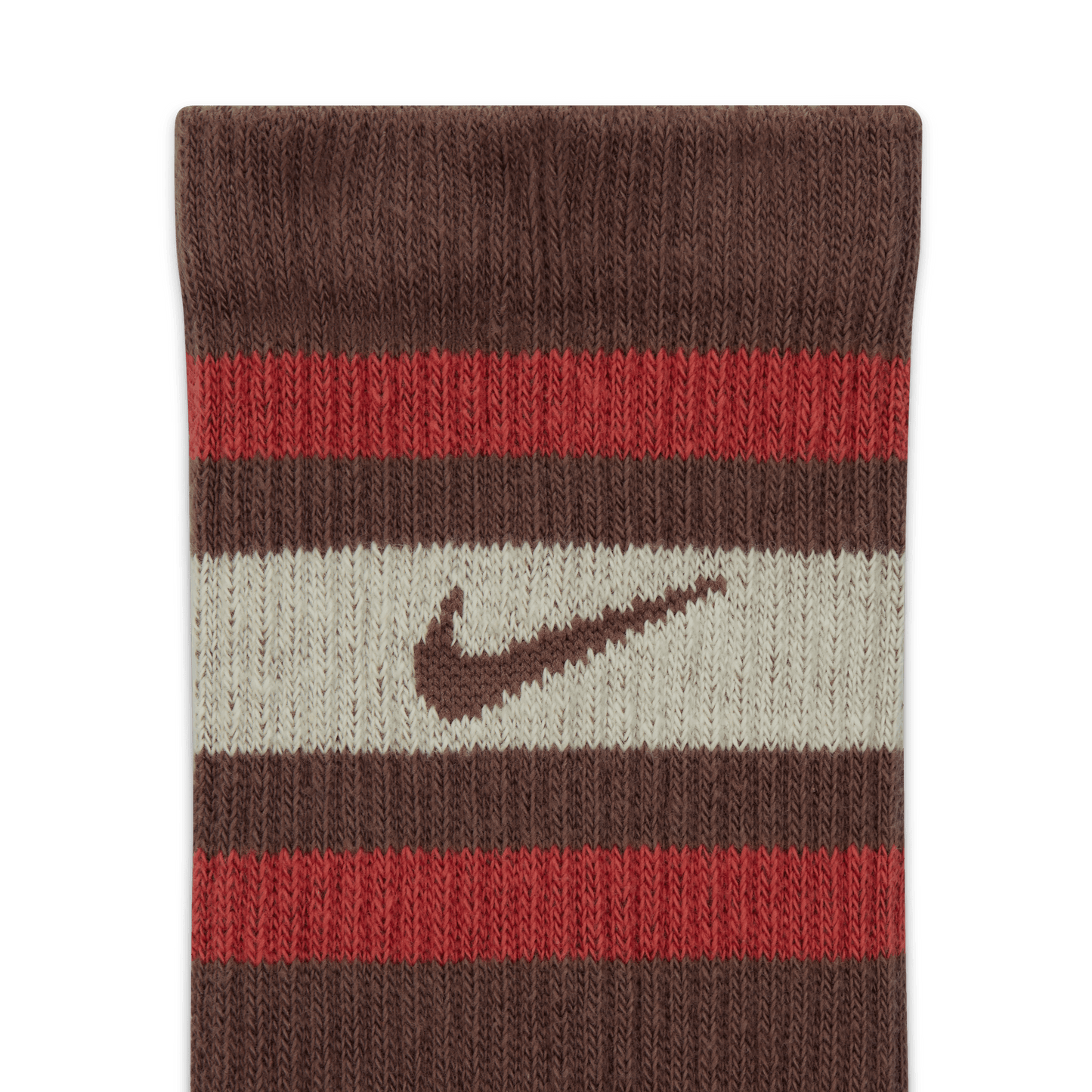 Nike Everyday Plus Crew Socks Brown Sail Dusty Rose - 3 Pairs