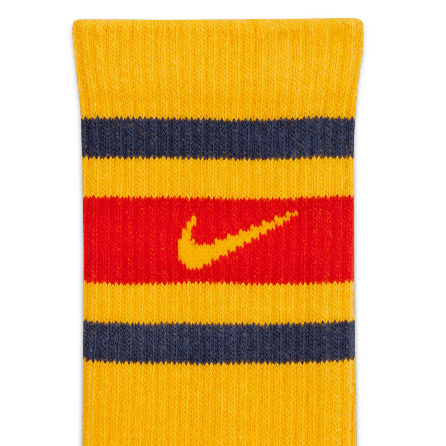 Nike Everyday Plus Cushioned Crew Socks 3-Pack Yellow Sail Black