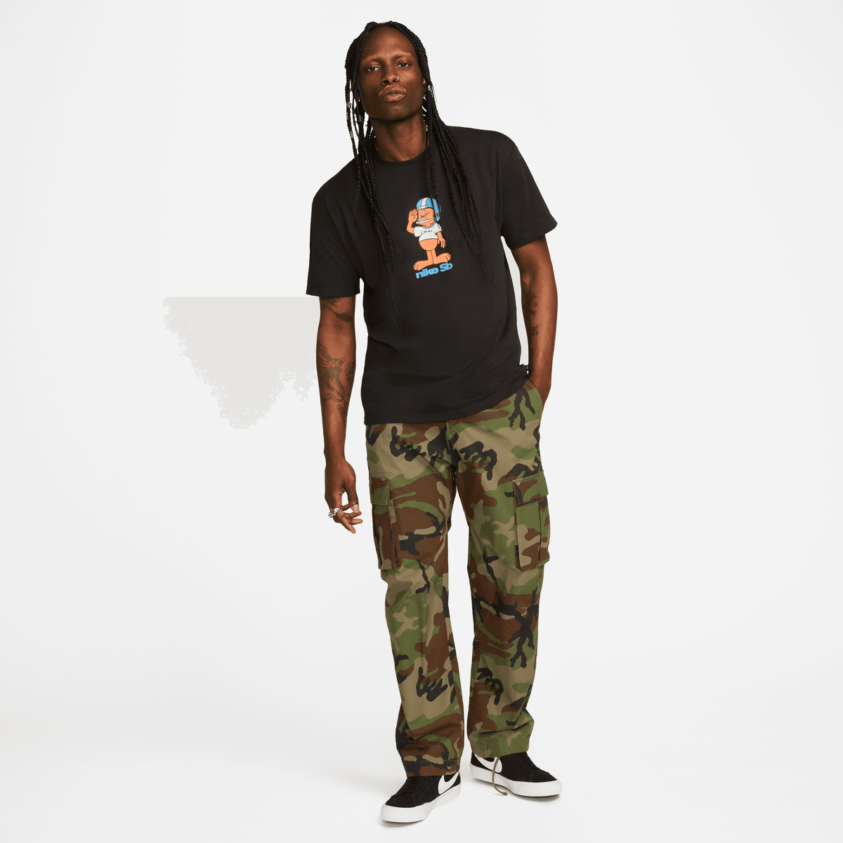 Nike SB Salute Skate T-Shirt Black