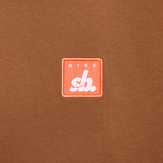Nike SB Skate T-Shirt SB Logo Patch British Tan