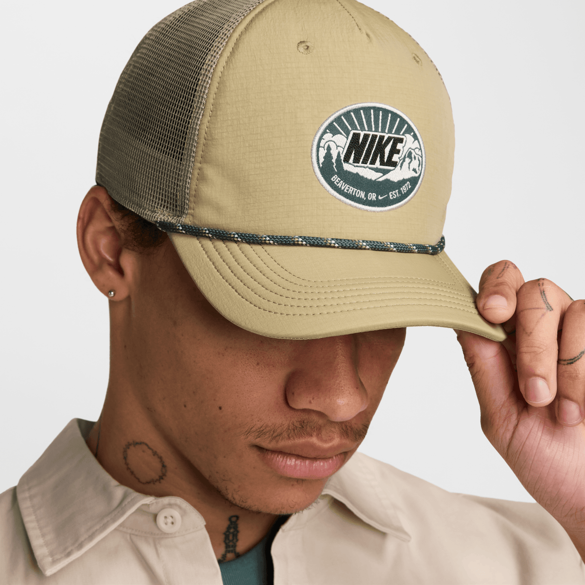 Nike Rise Curved Bill Hat Olive