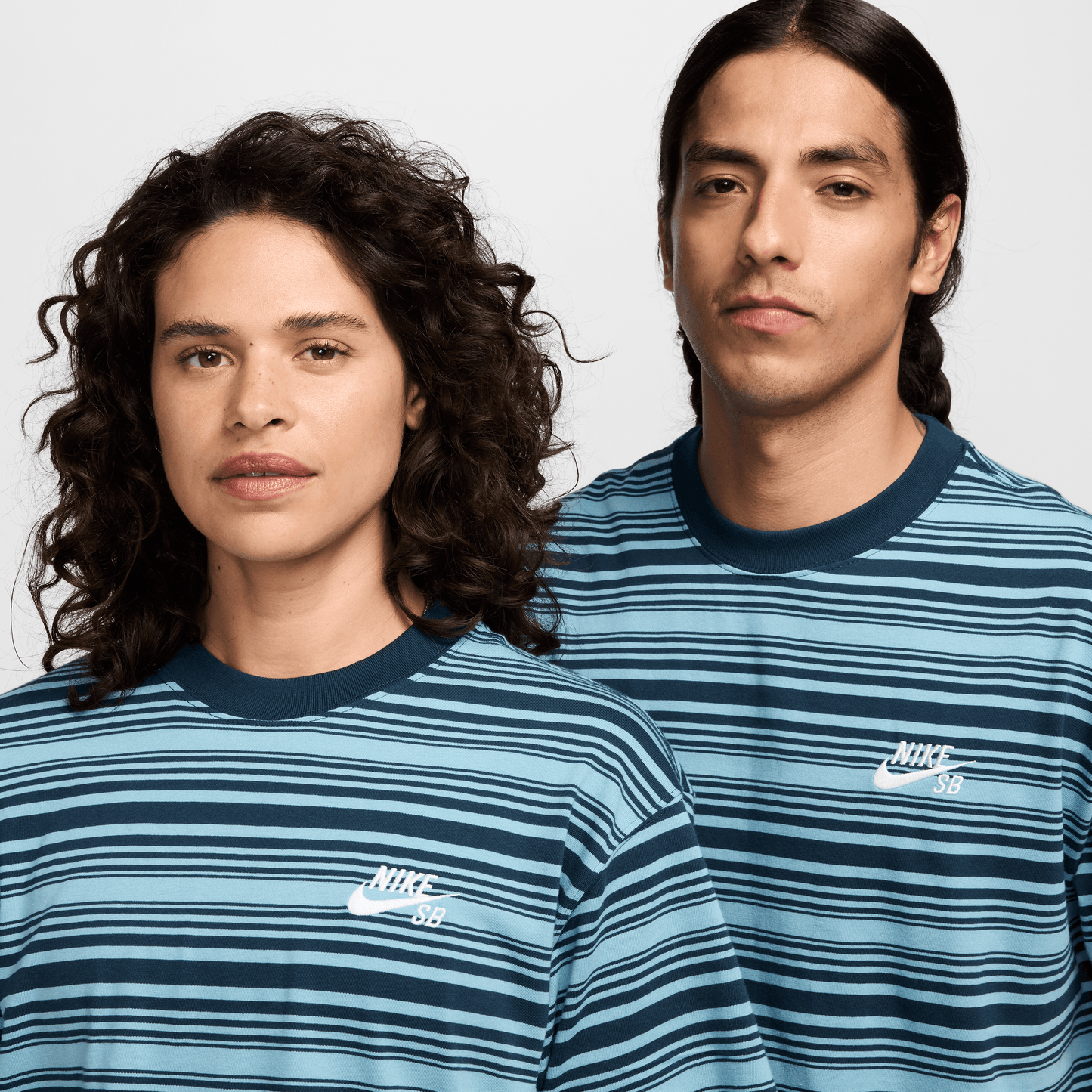 Nike SB Max 90 Stripe Shirt Denim Turq