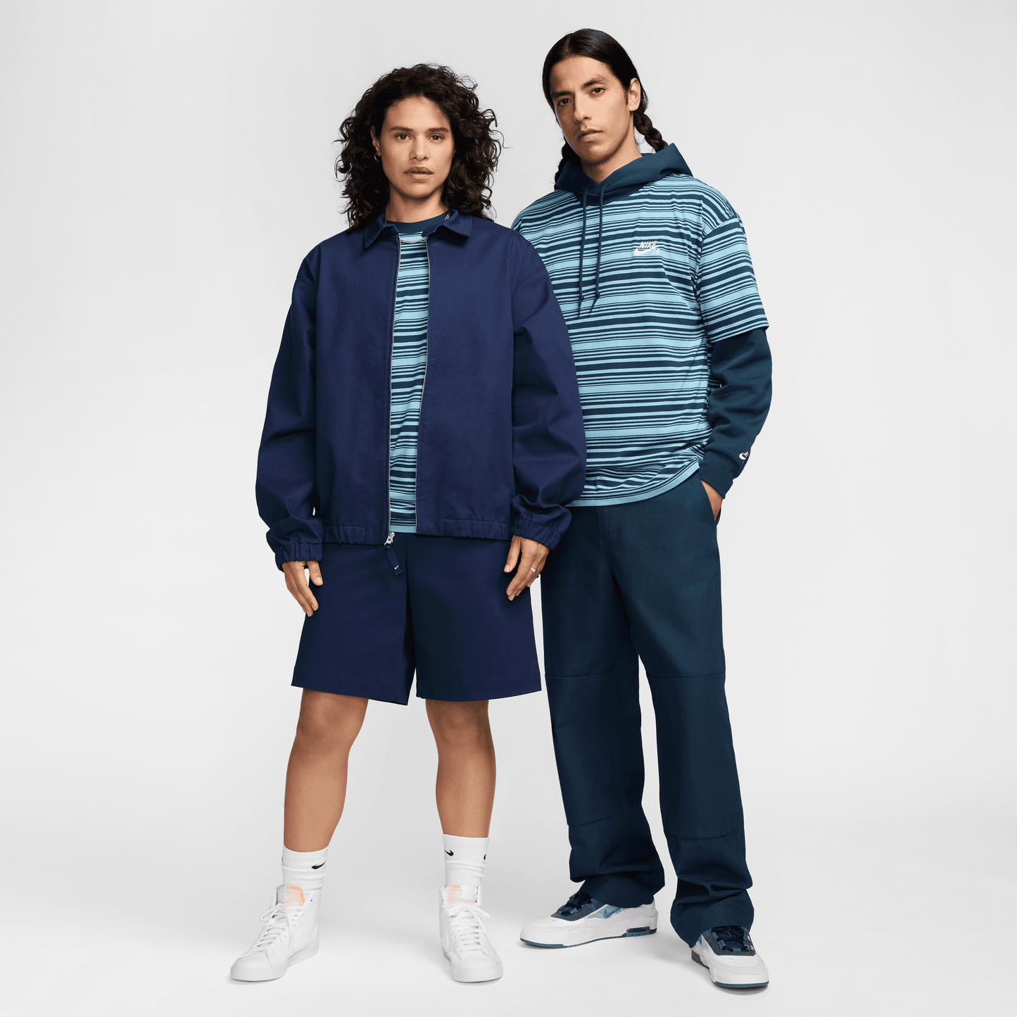 Nike SB Max 90 Stripe Shirt Denim Turq