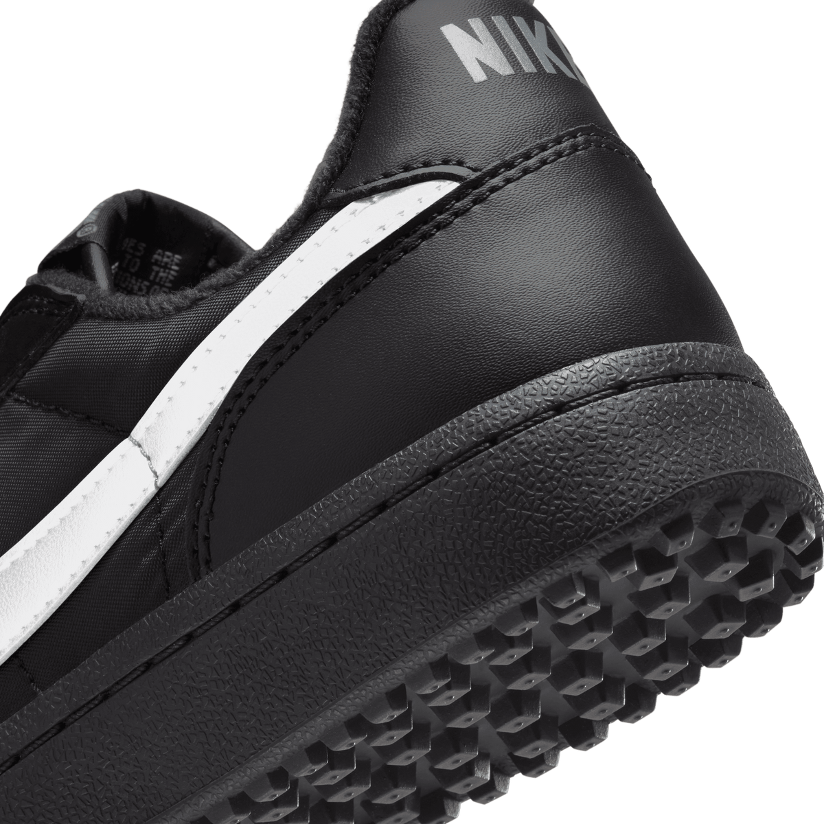 Nike Women's Field General Black Metallic Silver