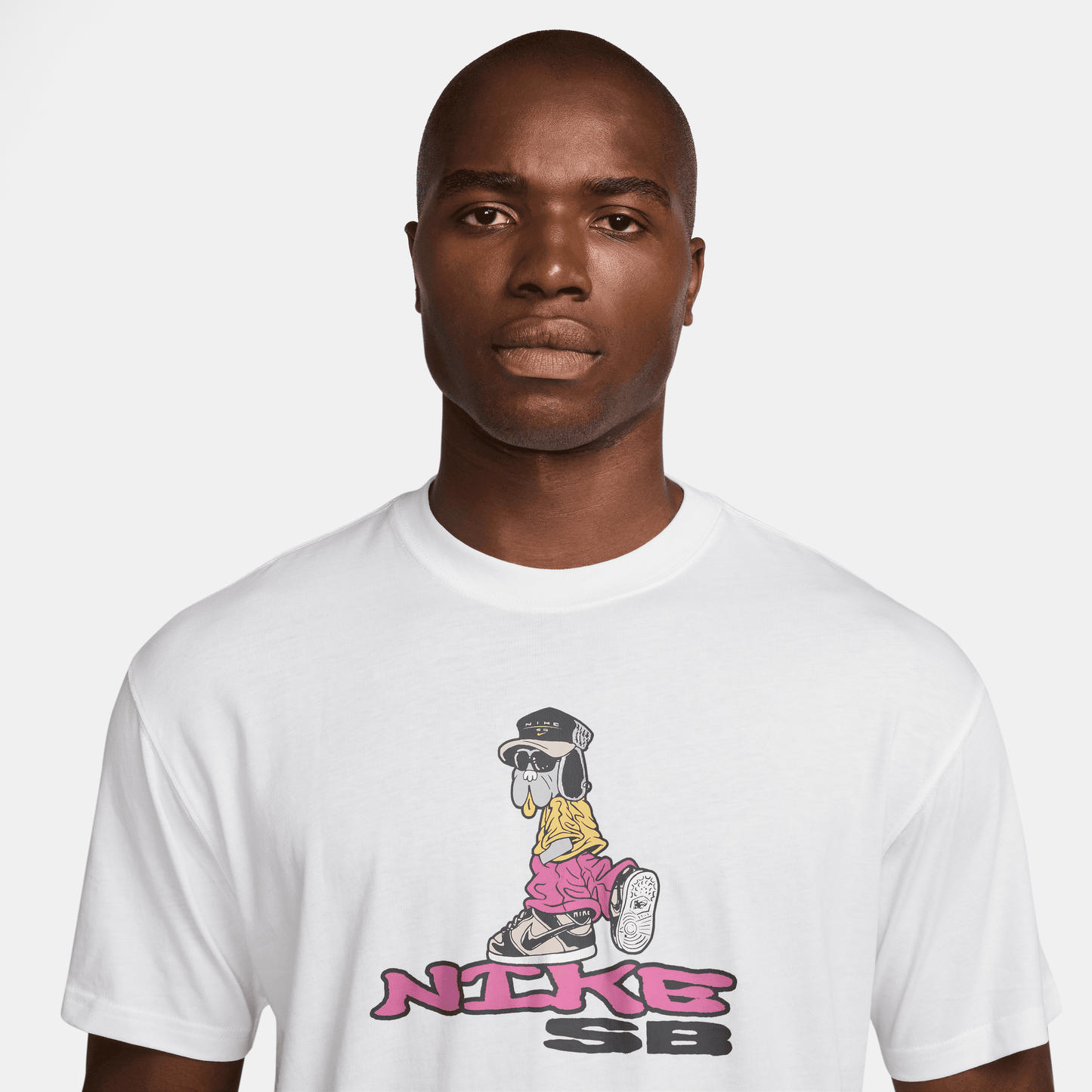 Nike SB Max90 Dog Skate T-Shirt White