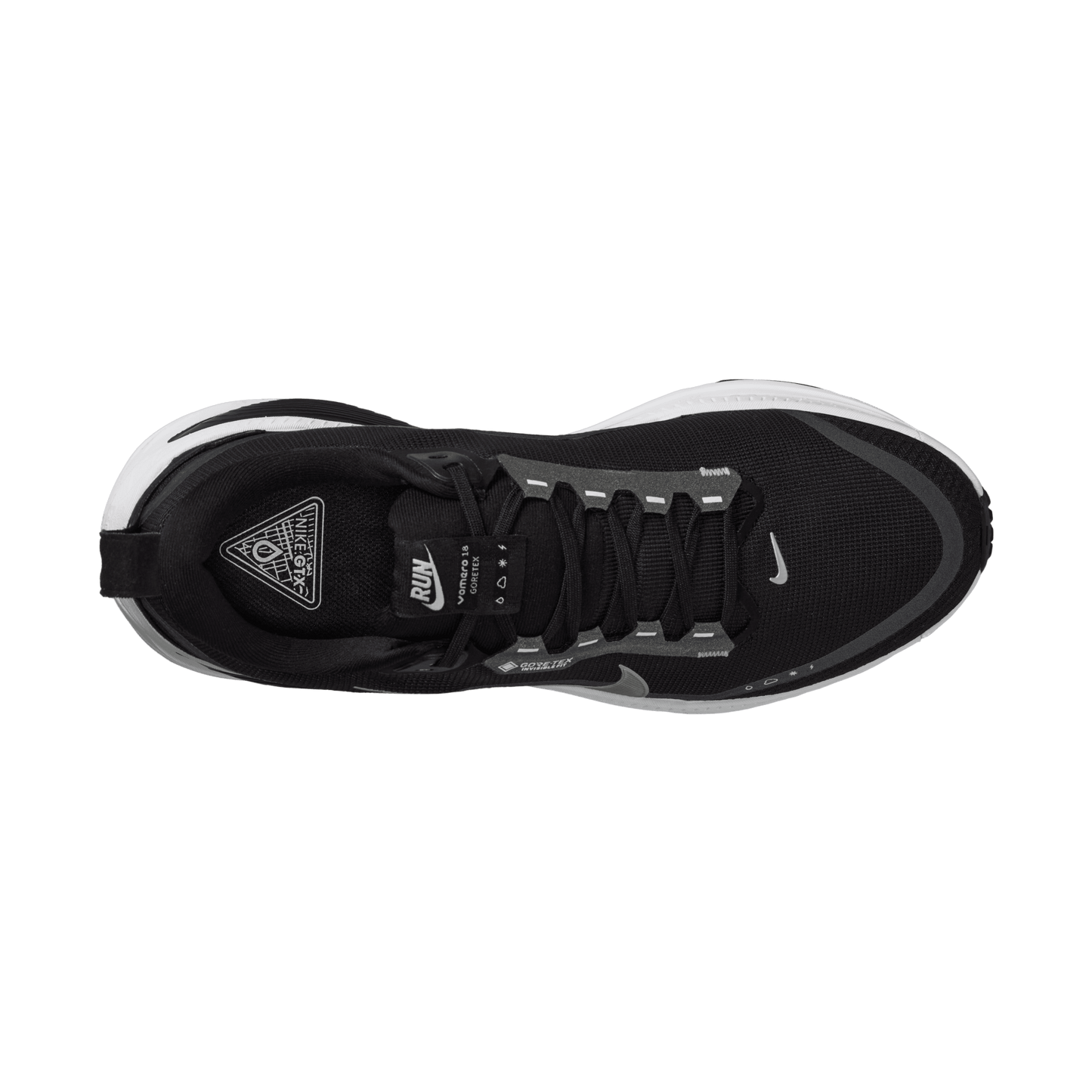 Nike Vomero 18 GORE-TEX Black Metallic Silver