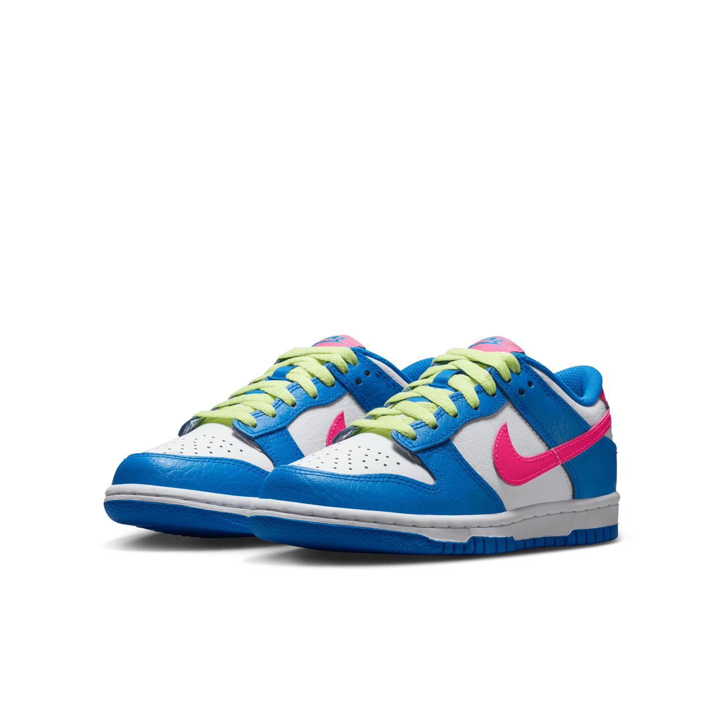 Nike Kids Dunk Low Photo Blue Hyper Pink