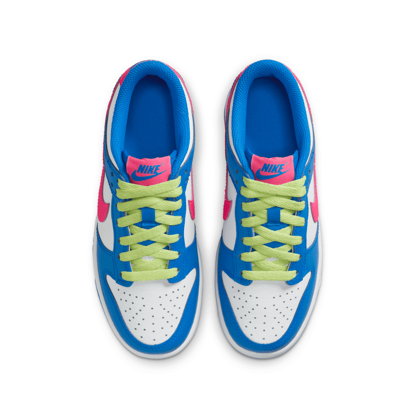 Nike Kids Dunk Low Photo Blue Hyper Pink