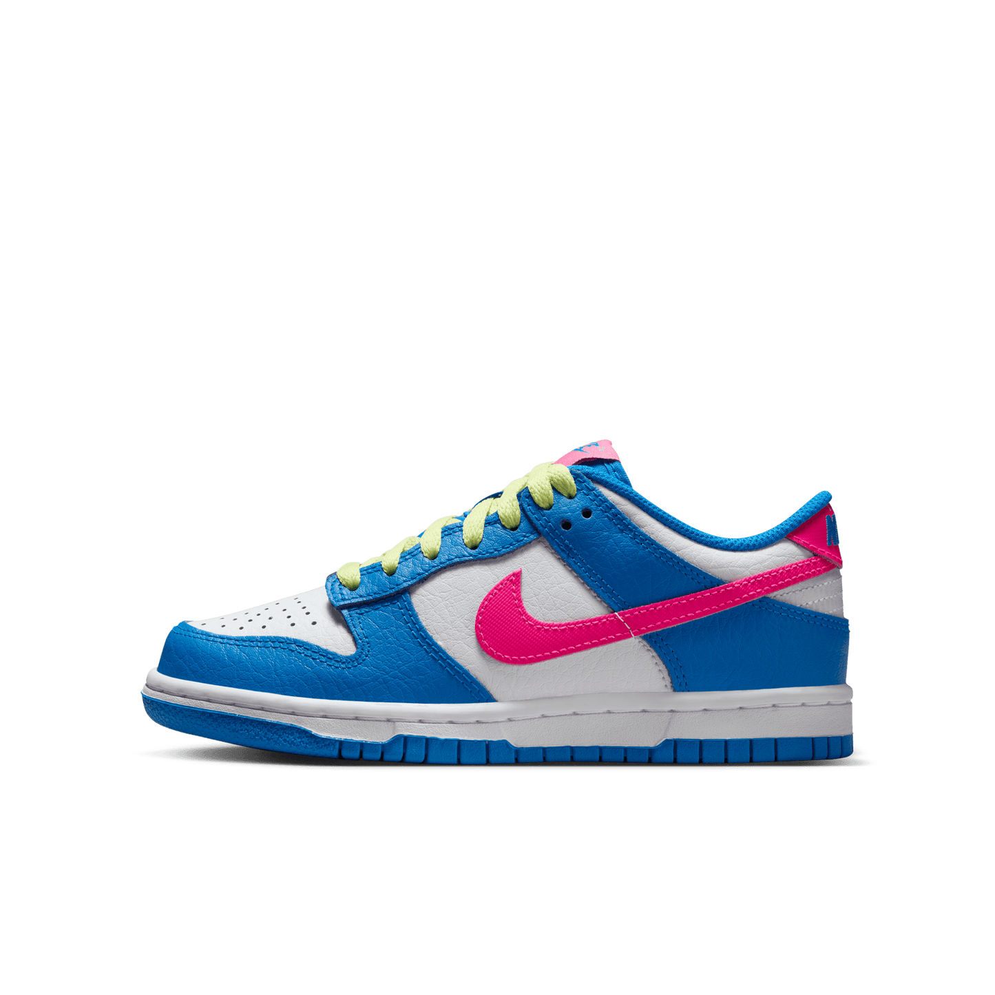 Nike Kids Dunk Low Photo Blue Hyper Pink