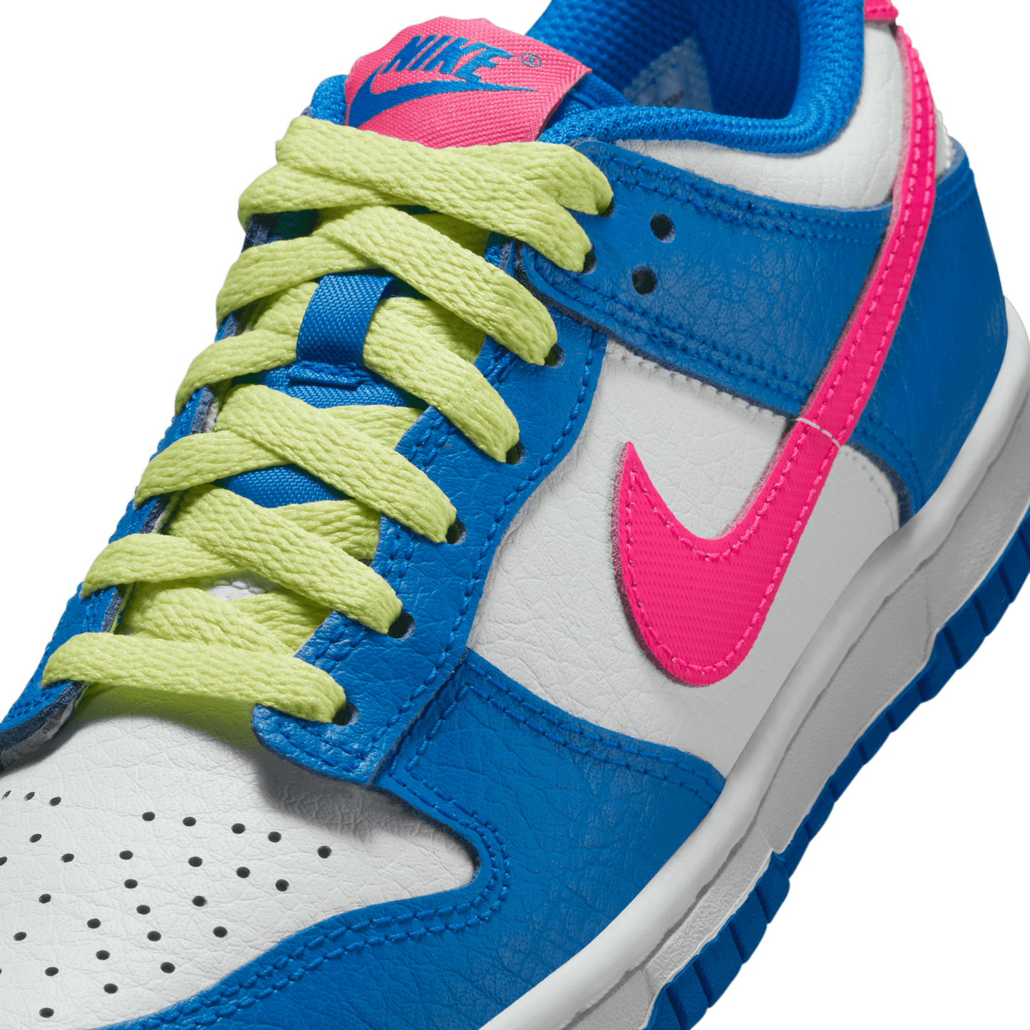 Nike Kids Dunk Low Photo Blue Hyper Pink