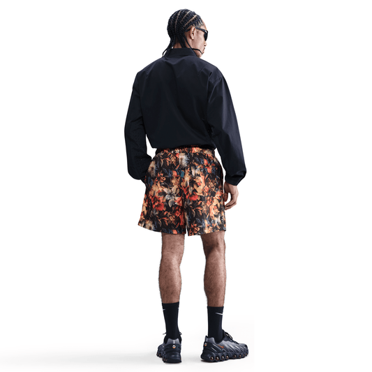 Nike Club Flow Shorts Floral Off Noir