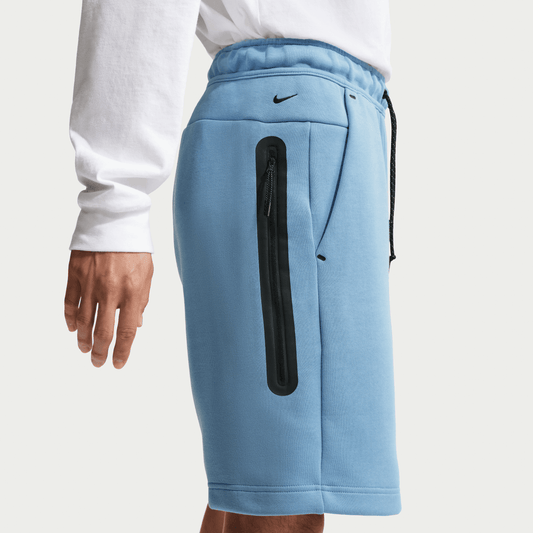 Nike Tech Fleece Shorts Work Blue Black