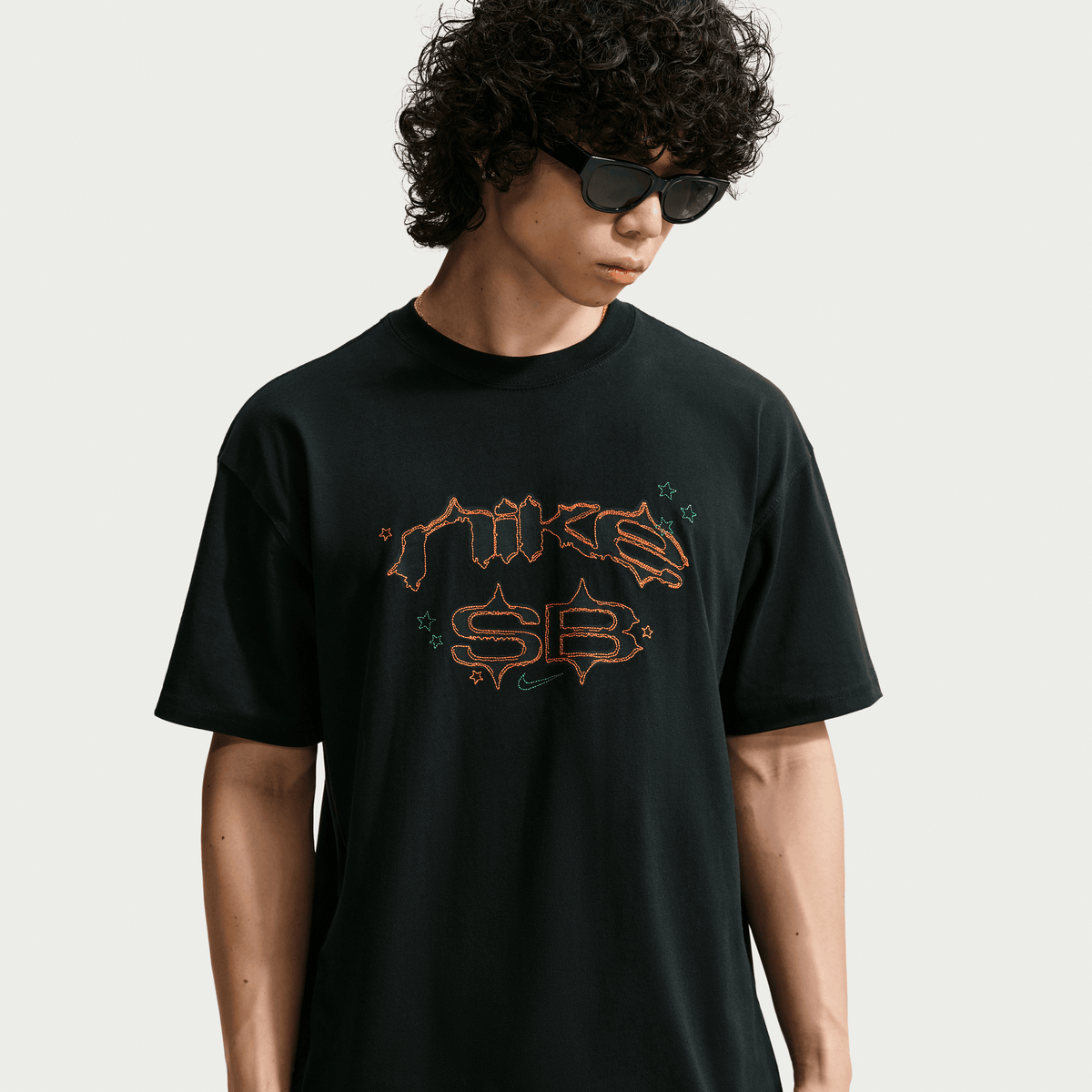 Nike SB Embroidery Logo T-Shirt Black