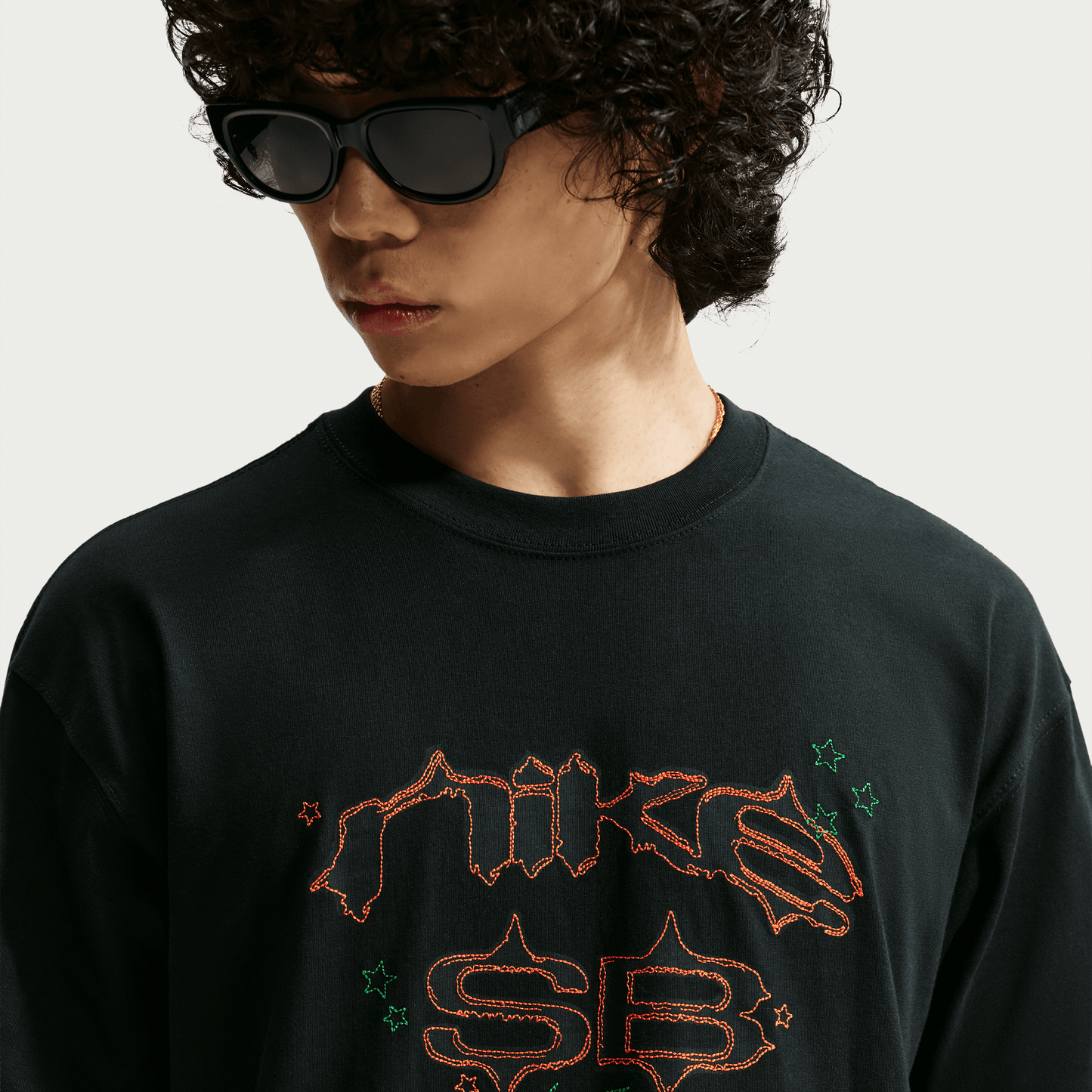 Nike SB Embroidery Logo T-Shirt Black