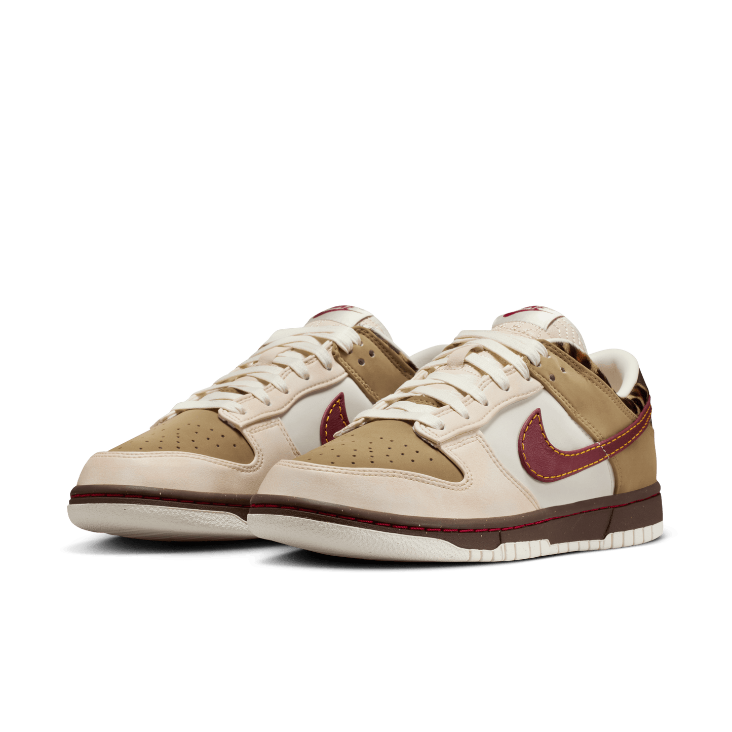 Nike Women's Dunk Low Khaki Team Red