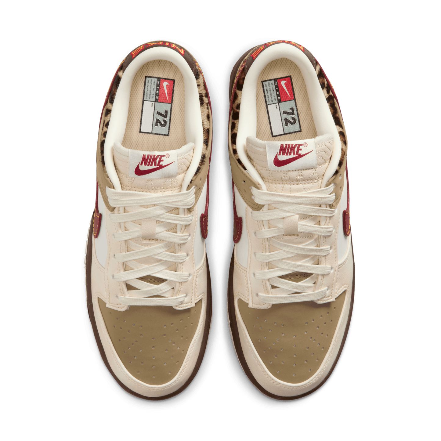 Nike Women's Dunk Low Khaki Team Red