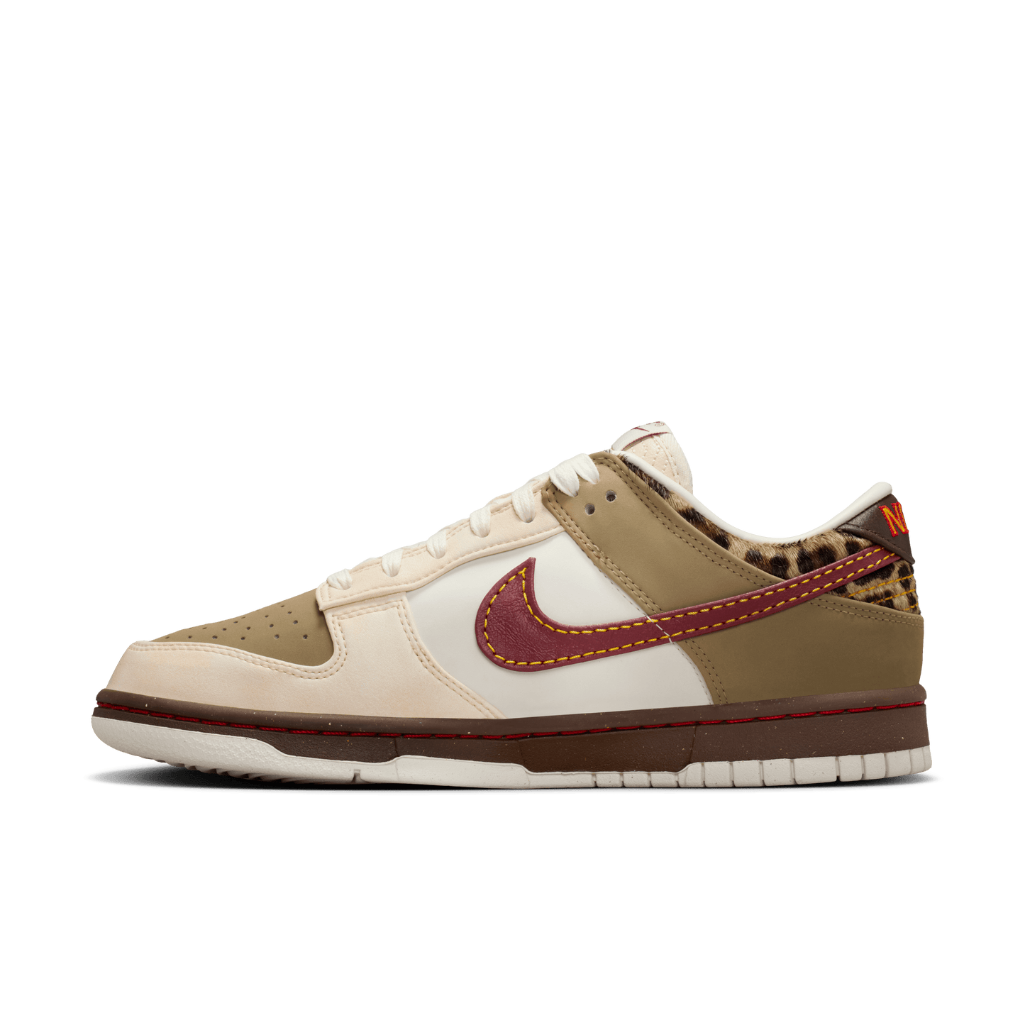 Nike Women's Dunk Low Khaki Team Red