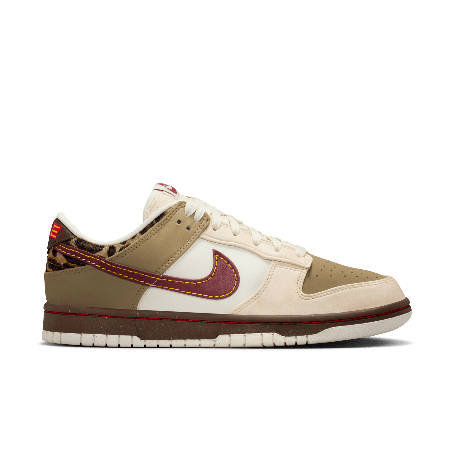 Nike Women's Dunk Low Khaki Team Red