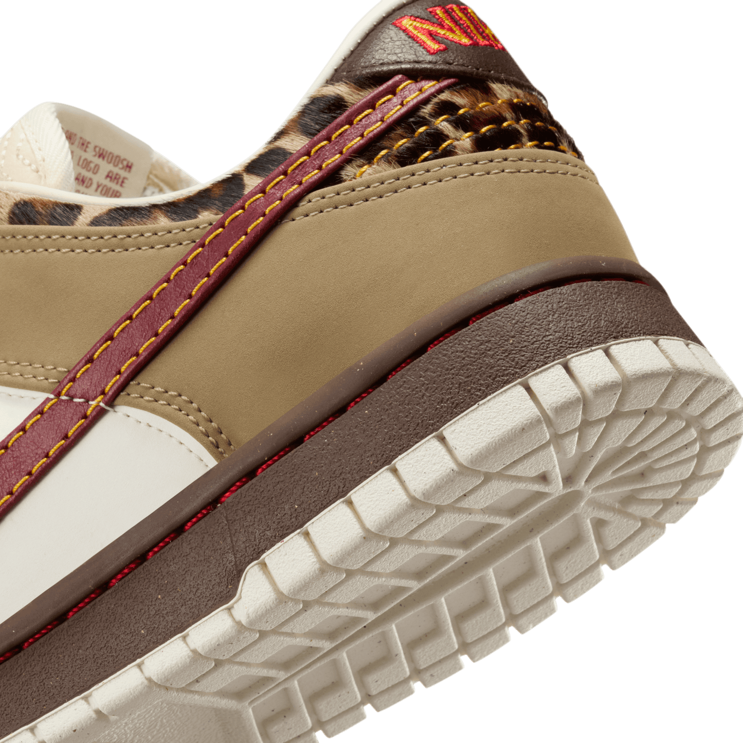 Nike Women's Dunk Low Khaki Team Red
