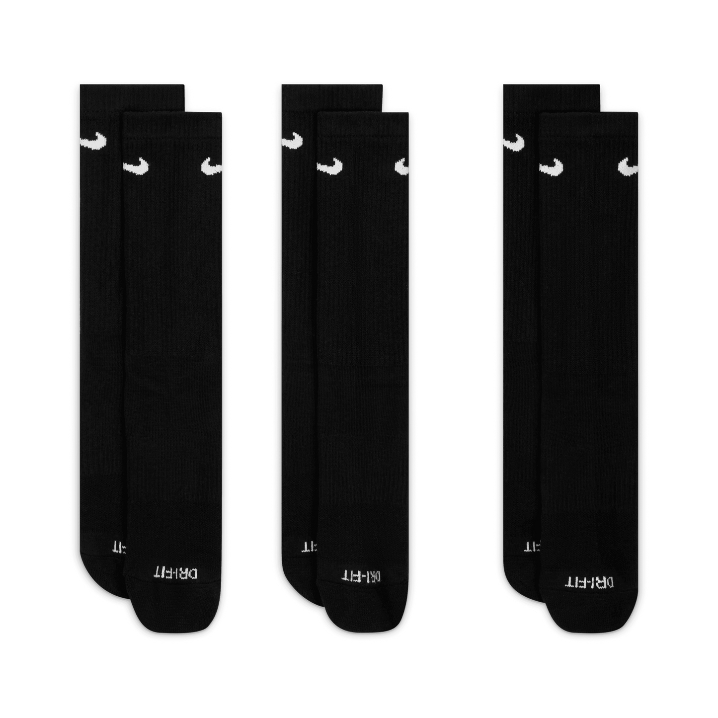 Nike Everyday Plus Cushioned Socks 3-Pack Black
