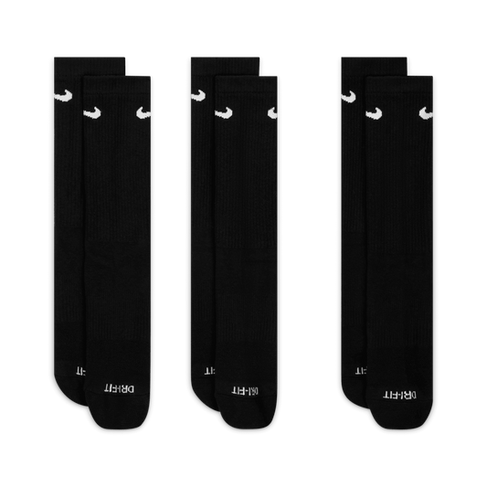 Nike Everyday Plus Cushioned Socks 3-Pack Black
