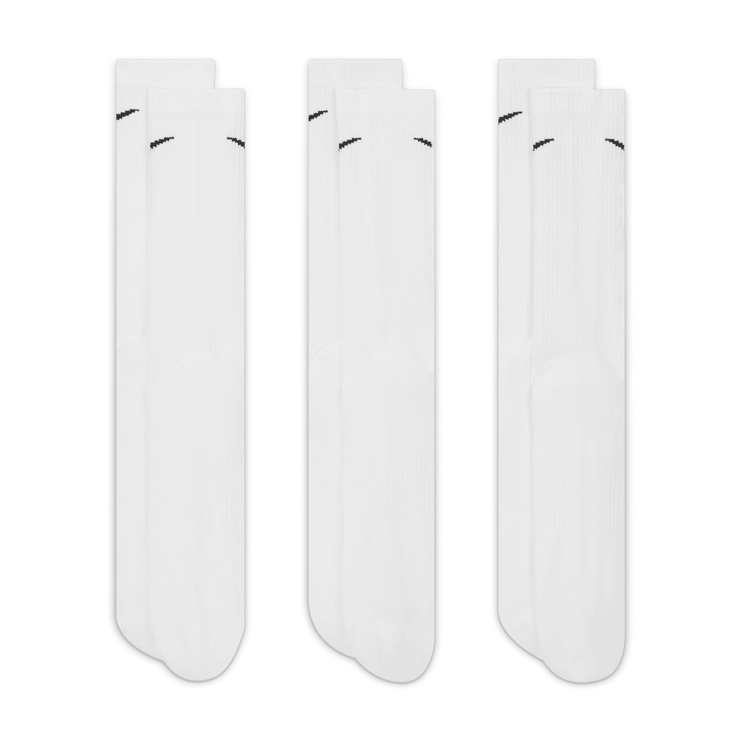 Nike Everyday Plus Cushioned Socks 3-Pack White