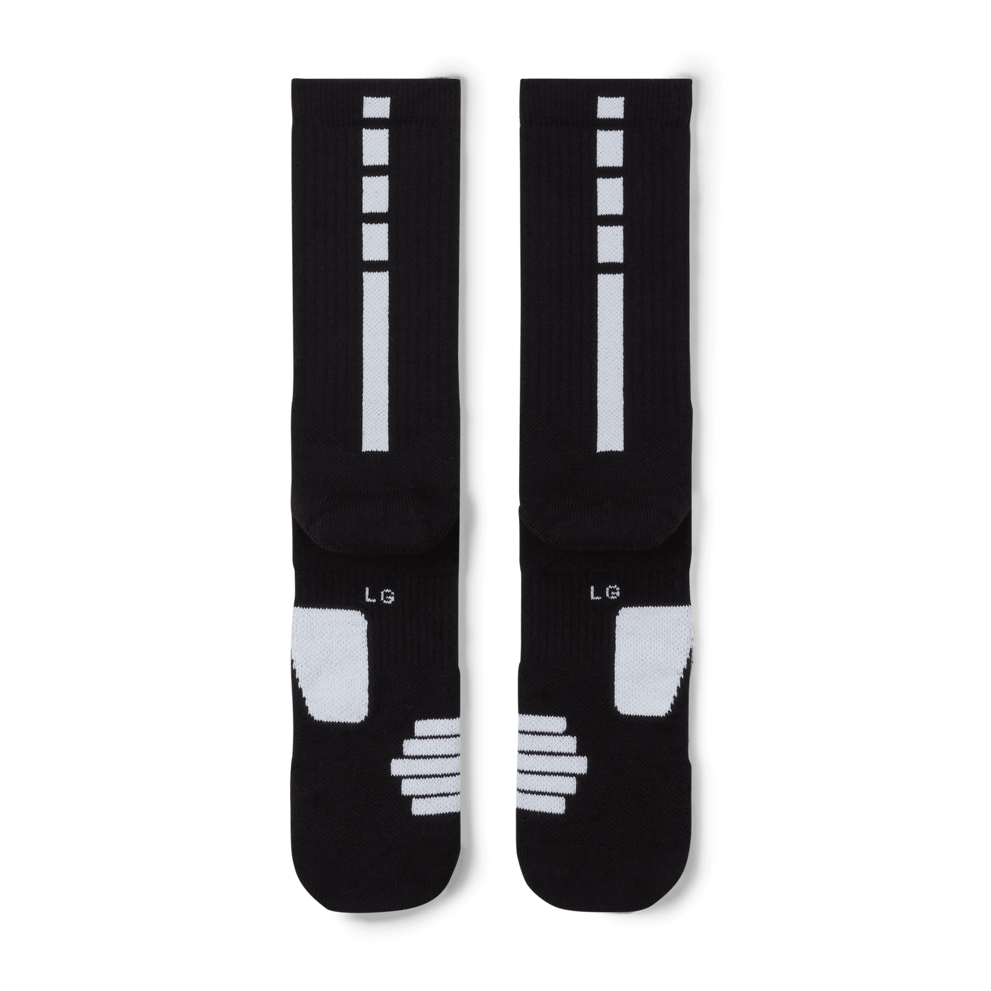 Nike Elite Crew Socks Black White