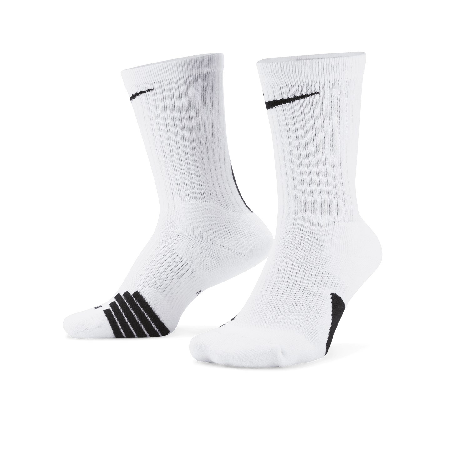 Nike Elite Crew Socks White Black