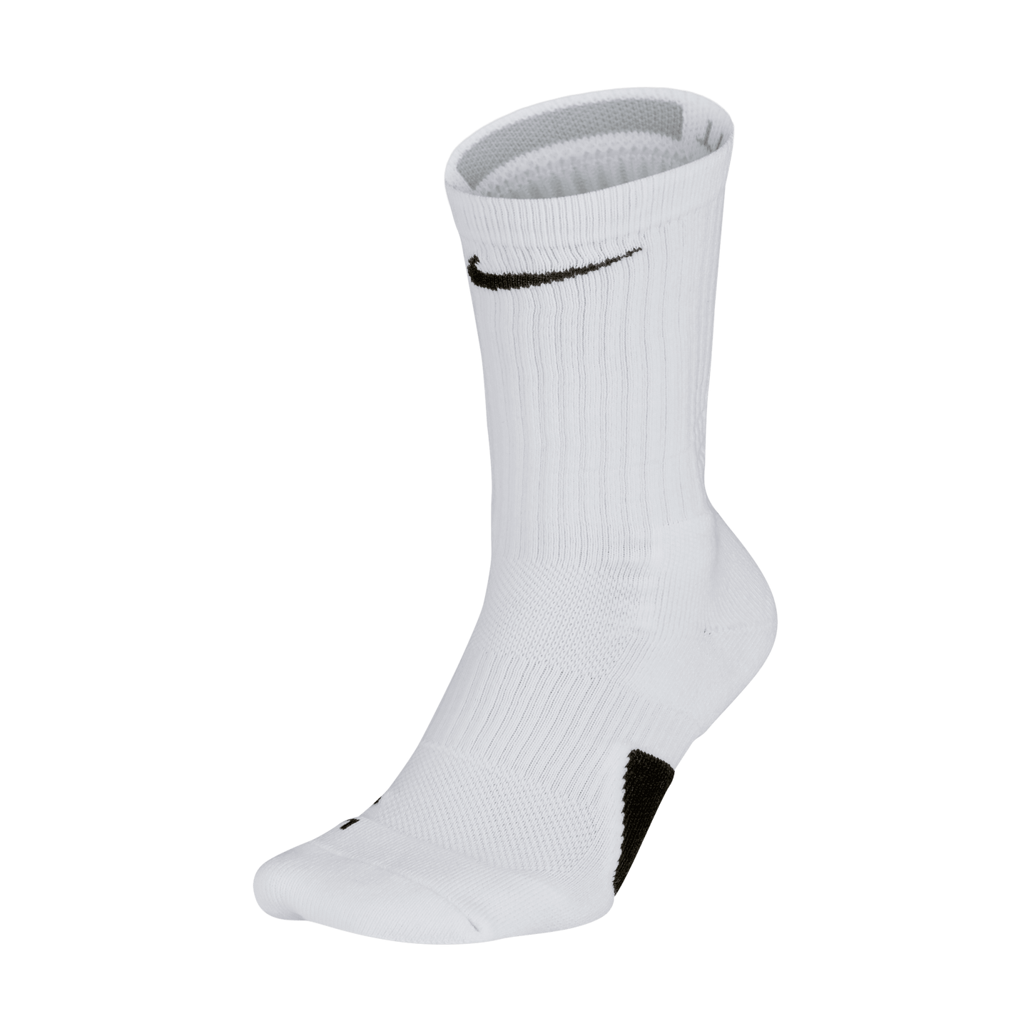 Nike Elite Crew Socks White Black