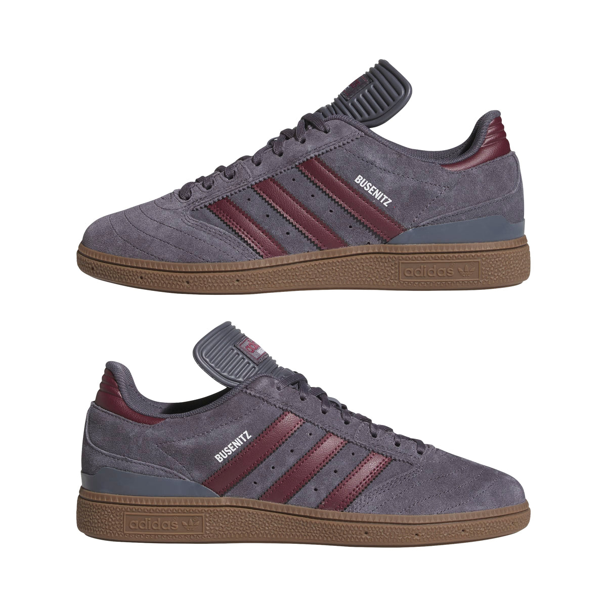 Adidas Busenitz Grey Maroon Gum