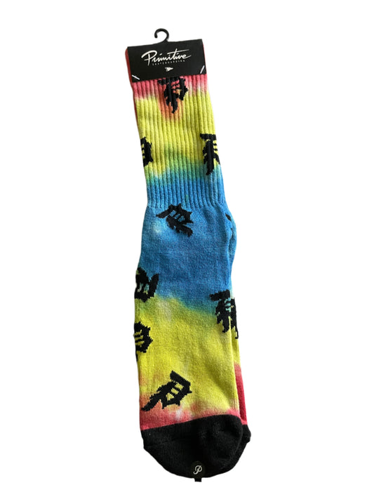 Primitive Tie-Dye Socks