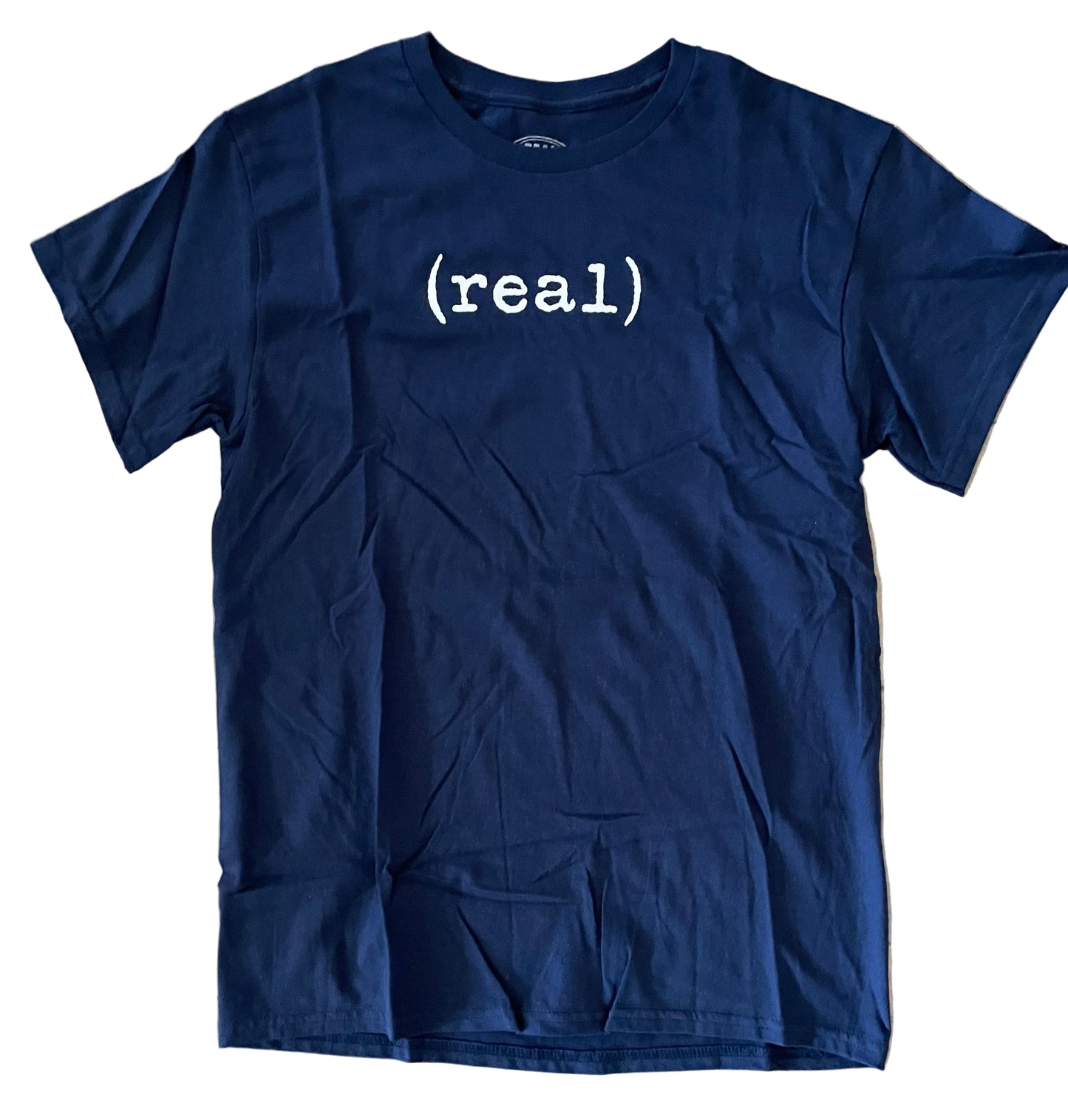 Real Skateboards Lowercase Logo T-Shirt Navy